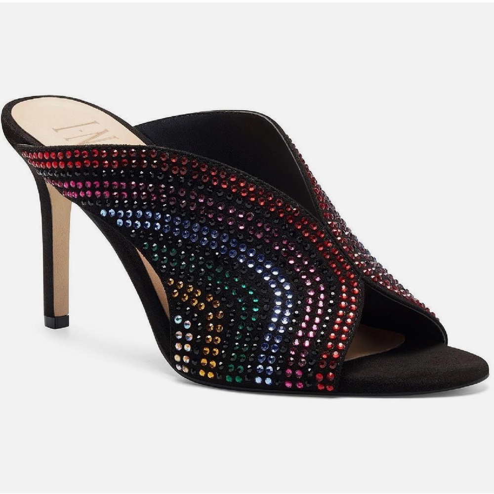 INC International Concepts Multicolor Rhinestone Heels